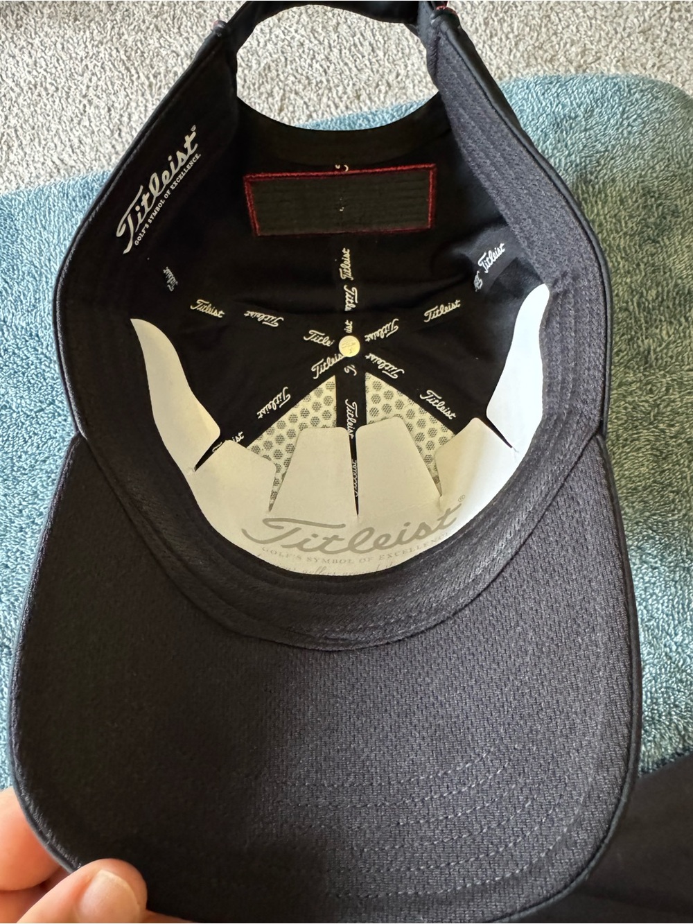Titleist Black and White Golf Hat
